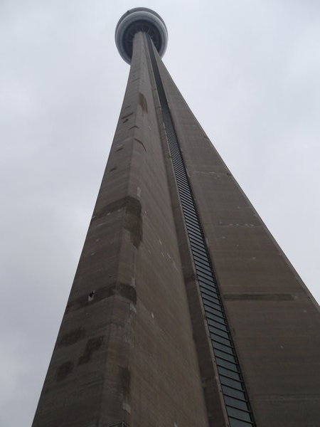 CN Tower from the ground