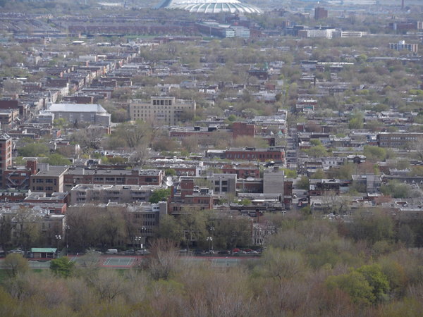 View from Montreal Lookout