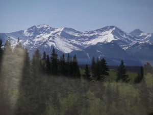 First glimpse of the Rockies