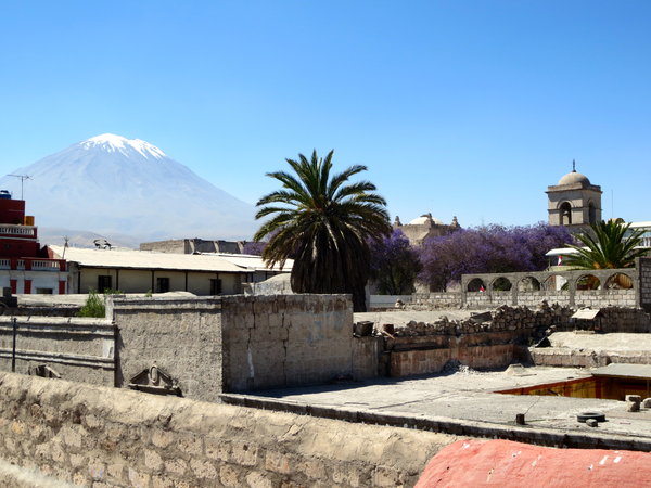 Volcano Misty Outside Arequipa