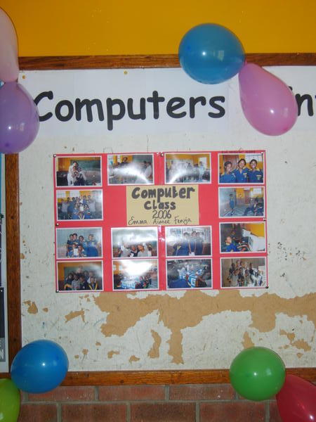 Computer Class photo display!