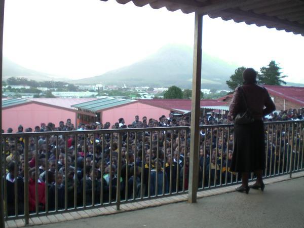 Assembley at Ikaya Primary