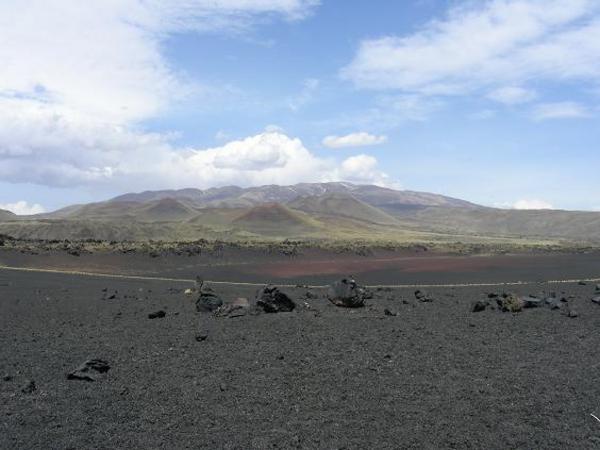 Vulkanlandschaft ohne Ende