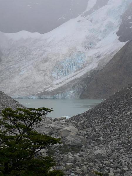 Glaciar Piedras Blancas im schoensten Wetter