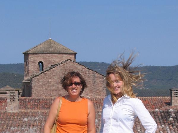 Angels and I on the top of the castle