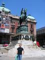 Me in Republic Square, Belgrade