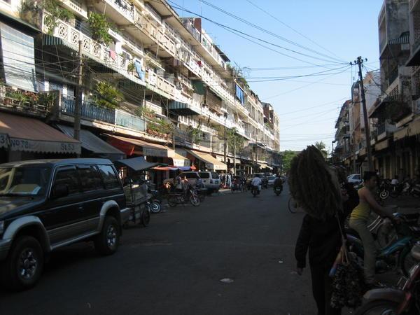 Random street in central Phnom Penh