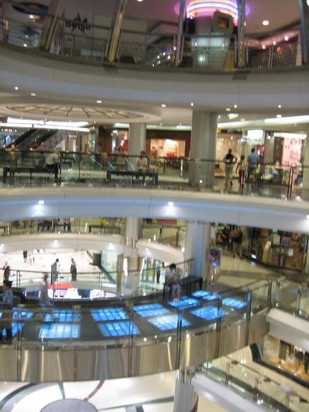 the Siam Paragon mall