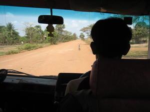 The dirt road from Siem Reap to Poipet