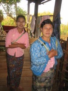 Homestay family going off to market