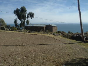 the back of our amantani house as we left it