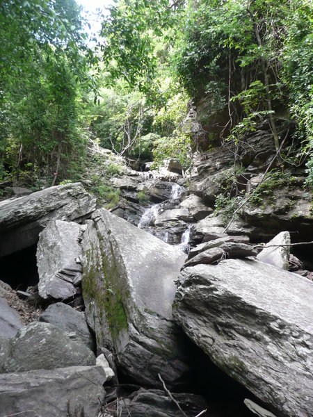 The 'walk' to the waterfall