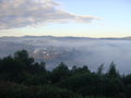 Anjozorobe covered in Morning mist