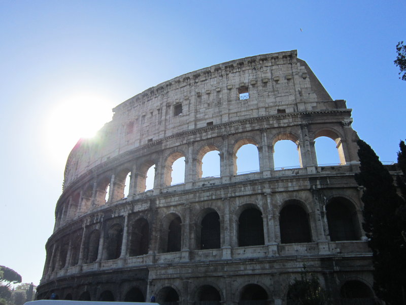 Sunrise over the Colosseum 