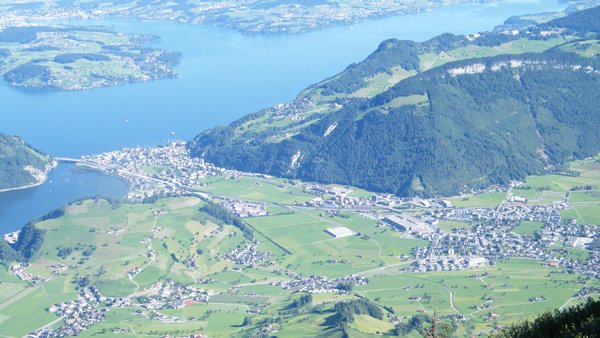 View of Lucerne's Lakes