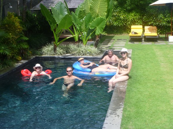 Our villa pool