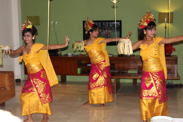 Balinese Dancers in Villa