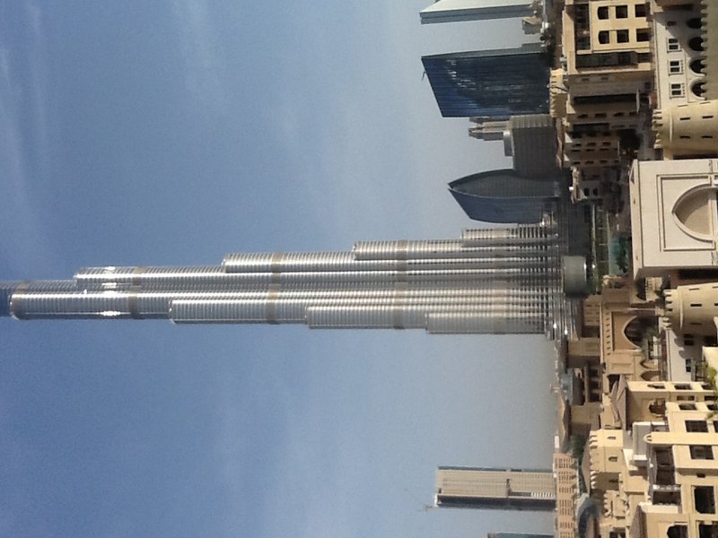 The Burj Khalifa -worlds tallest building