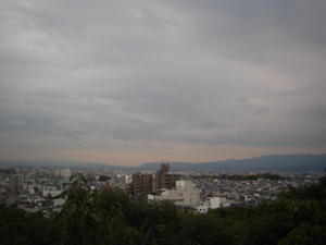 View of the east of kyoto