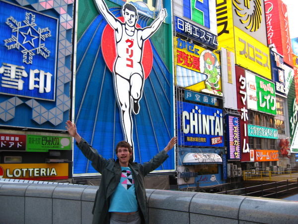 Back in Japan witht he Glico Man