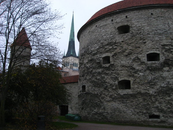 Tallin town wall