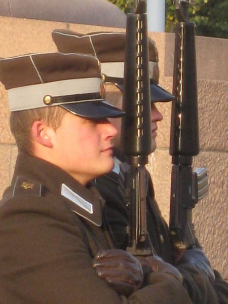 Guards at independance square