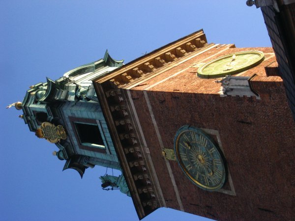 Wawel castle Clock tower