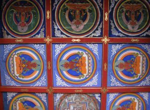 Ceiling painting on Monastery