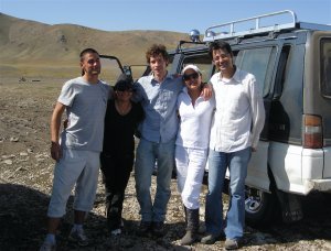 On the road with our Mongolian buds