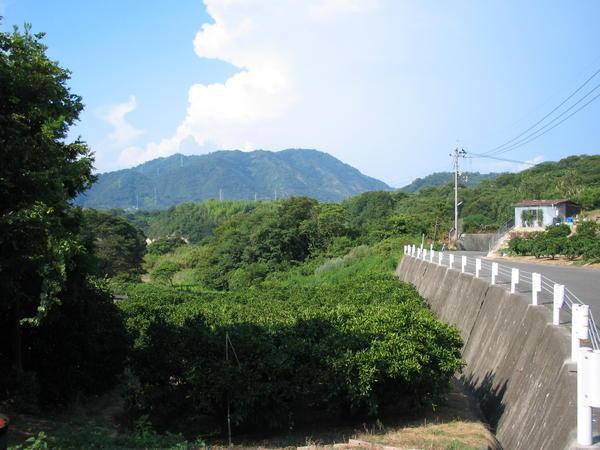 View of Mount Tateishi on Ikina
