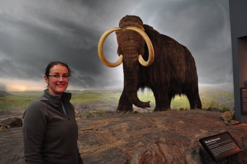 Chillin' with a woolly mammoth