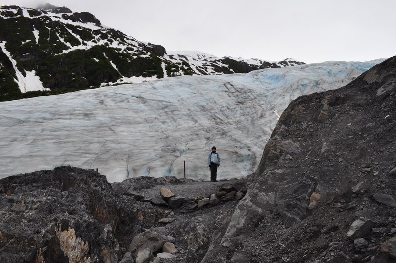 Exit glacier was huge!