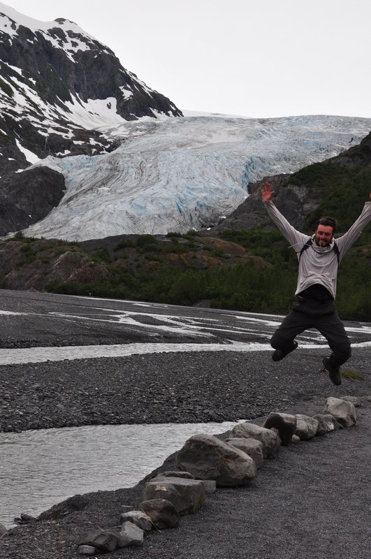 Me at the toe of Exit glacier