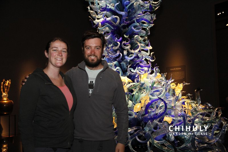 Chihuly Sea Life room