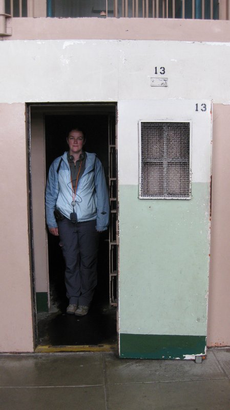 Kenz looking like she really was imprisoned at Alcatraz