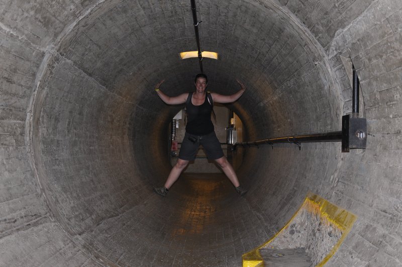 Sewer rat inside Hoover Dam
