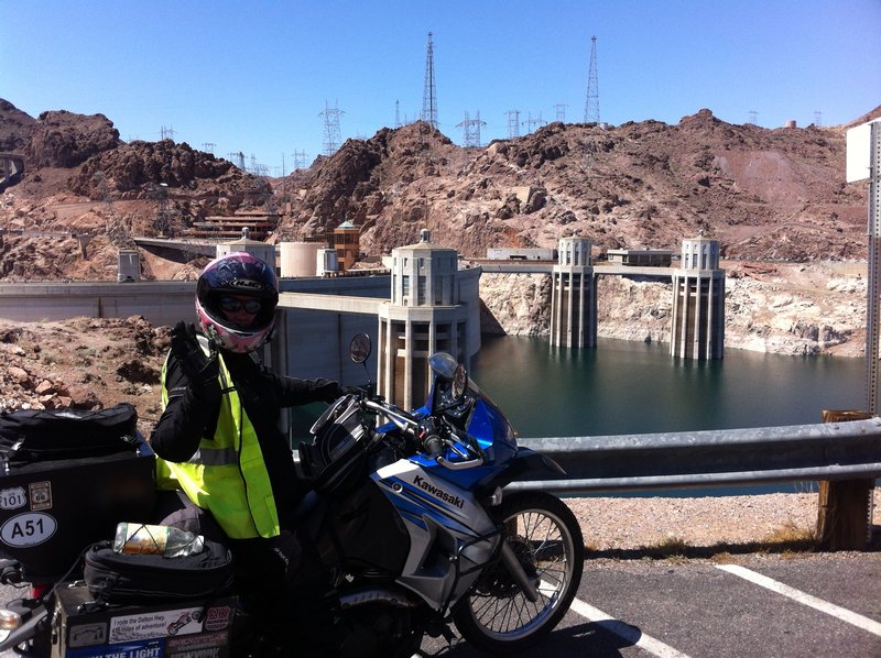 The reservoir at Hoover Dam