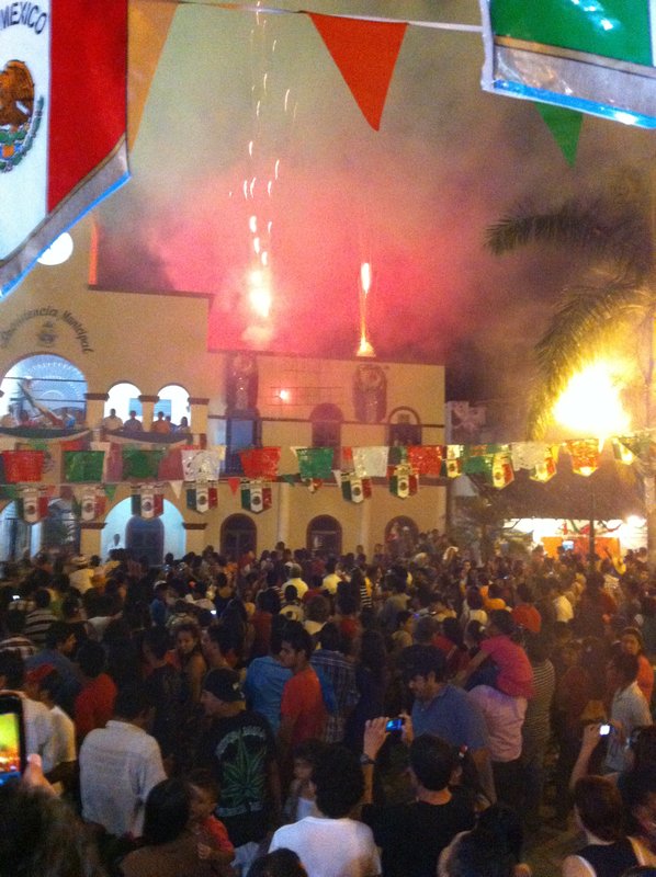 Mexican Independence Day celebrations in San Blas