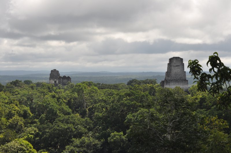 Looking out over the kingdom of Tikal