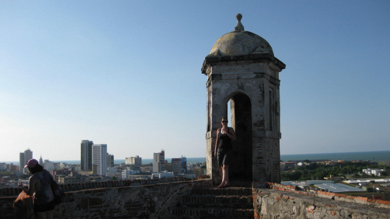 View from the fortress in Cartagena