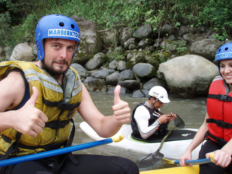 Excited to be rafting