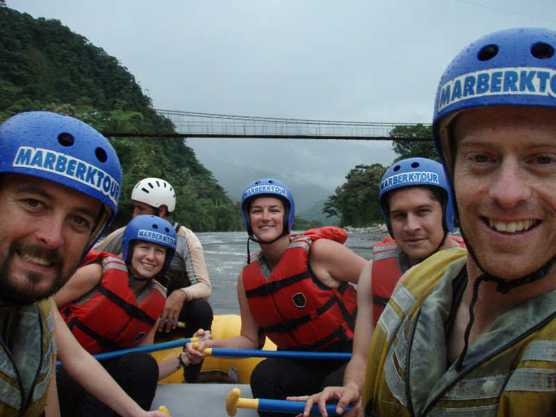 Our rafting team