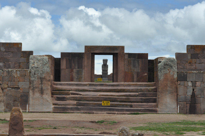 Gate through to the city of Tiwanaku