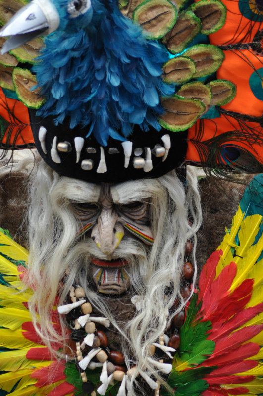 Colourful shaman