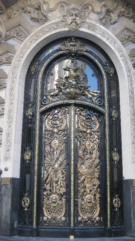Cool door on a bank in Buenos Aires