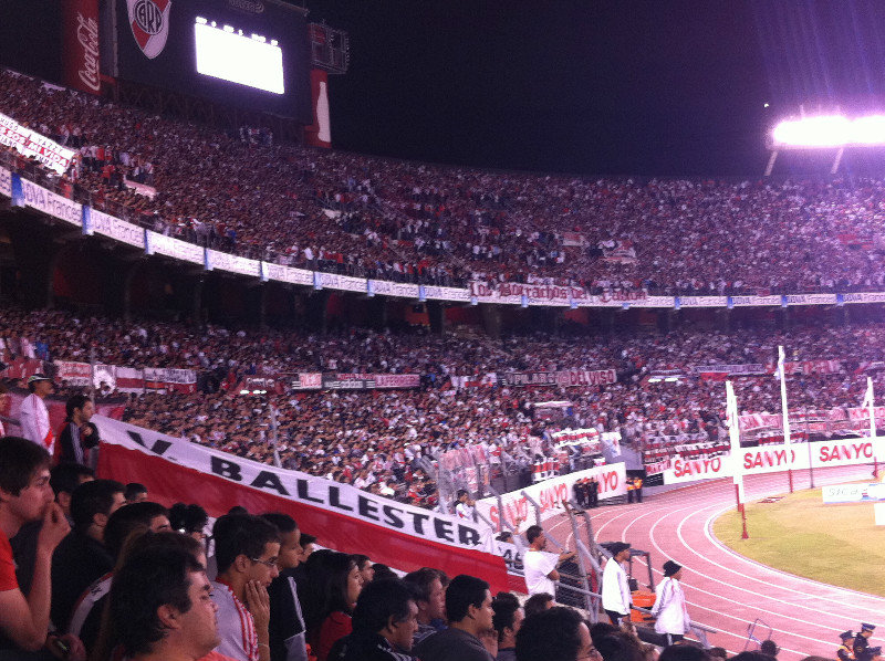 Crazy crowd at the River Plate game