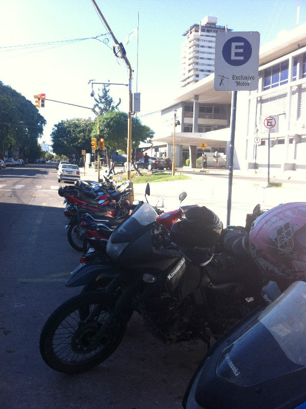 For some reason, our bikes don't blend in with the locals