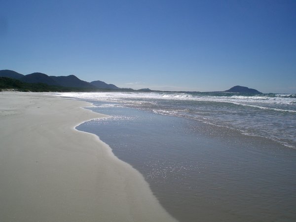 Der Strand von Lagoa da Concercao