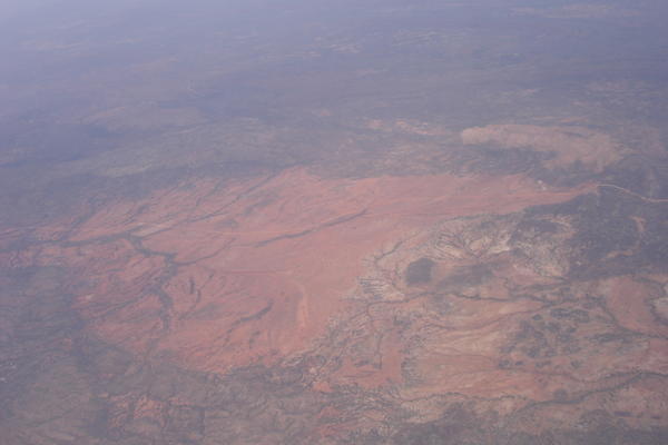 Flying to Alice Springs