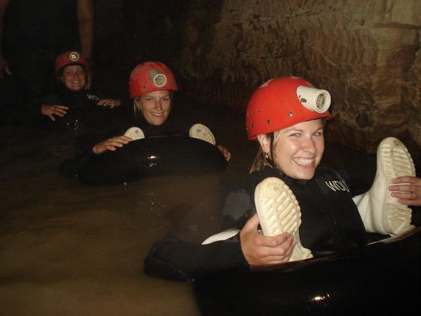 Just floating down an underground river...
